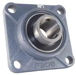 1-1/2" Four Bolt Flange Bearing UCF208-24, F4B-SC-108, VF4S-224, SF-1-1/2