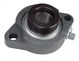 15/16" Light Duty Two Bolt Flange Bearing W/ Lock Collar ALF205-15G, FHLF205-15G, KHLFL205-15
