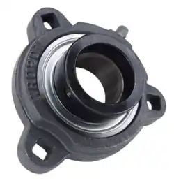1-7/16" Three Bolt Flange Bearing W/ Lock Collar SATRD207-23G
