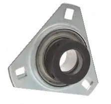 15/16" Pressed Steel Three Bolt Flange Bearing W/ Lock Collar SASTR205-15