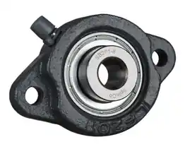 1/2" Light Duty Two Bolt Flange Bearing BLF201-08G, FHSLF201-08G, BLFL1-08