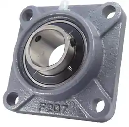 1-7/16" Four Bolt Flange Bearing UCF207-23, F4B-SC-107, VF4S-223, SF-1-7/16