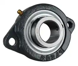 1-1/4" Light Duty Two Bolt Flange Bearing BLF207-20G, FHSLF207-20G, BLFL7-20