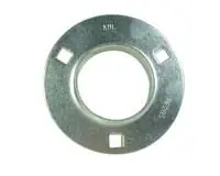 40MS Three Bolt Round Stamped Housing 40mm OD Bearings
