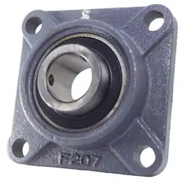 1-1/4" Four Bolt Flange Bearing UCF207-20, F4B-SC-104, VF4S-220, SF-1-1/4