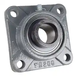 1-1/4" Four Bolt Flange Bearing W/ Lock Collar HCFS206-20