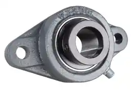 1" Two Bolt Flange Bearing W/ Lock Collar HCFT205-16, RCJT-1, VF2E-216, F2B-SXR-100