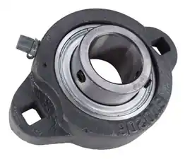 1-1/8" Ductile Iron Two Bolt Flange Bearing SBFTD206-18G