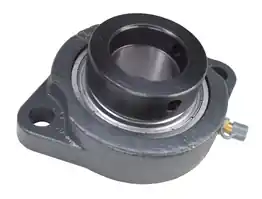 1-3/8" Light Duty Two Bolt Flange Bearing W/ Lock Collar ALF207-22G, FHLF207-22G, KHLFL207-22
