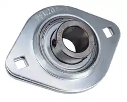 5/8" Pressed Steel Two Bolt Flange Bearing SBSFL202-10, SBPFL202-10