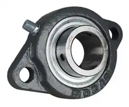 1-1/8" Light Duty Two Bolt Flange Bearing BLF206-18G, FHSLF206-18G, BLFL6-18