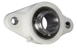 1-7/16" Stainless Steel Thermoplastic Two Bolt Flange Bearing SSUCFL207-23-TP