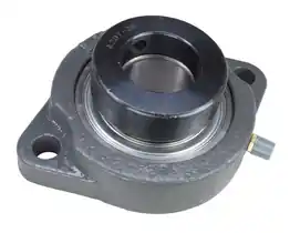 1-1/4" Light Duty Two Bolt Flange Bearing W/ Lock Collar ALF207-20G, FHLF207-20G, KHLFL207-20
