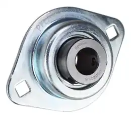 1/2" Rigid Flush Mount Pressed Steel Two Bolt Flange Bearing CSBPFL201-08M, FHSR201-8-2FM