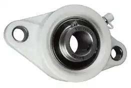 3/4" Stainless Steel Thermoplastic Two Bolt Flange Bearing SSUCFL204-12-TP