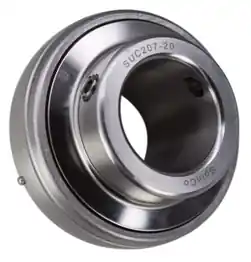 SSUC207-20 Stainless Steel 1-1/4" Set Screw Locking Insert Bearing
