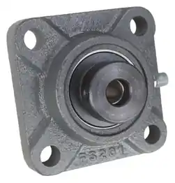 1/2" Four Bolt Flange Bearing W/ Lock Collar HCFS201-08