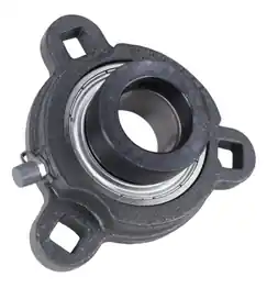 1-1/8" Three Bolt Flange Bearing W/ Lock Collar SATRD206-18G