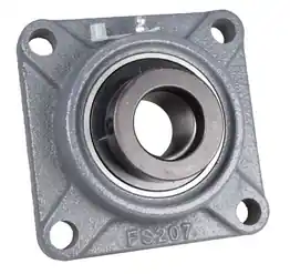 1-1/4" Four Bolt Flange Bearing W/ Lock Collar HCFS207-20