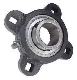 1-1/2" Four Bolt Ductile Flange Bearing with Two Set Screws SBF4X208-24G, FHSF4X208-24G