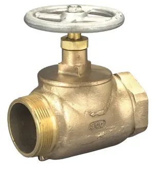 Dixon Powhatan 1 1/2 in. NPT x 1 1/2 in. NPT Brass Straight Globe Valve