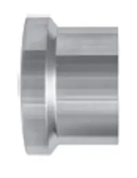 Dixon Sanitary Female I-Line Heavy Wall Tank Weld Ferrule - 316L Stainless Steel - 3 in.