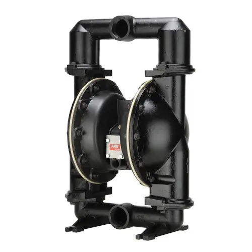 ARO PRO Metallic Series 2 in. NPTF Aluminum Air Diaphragm Pump w/ Santoprene Diaphragms, Balls & Seats