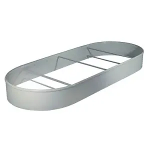 OPW 4 ft. x 7 ft. Straight Island Forms Half Circle Ends