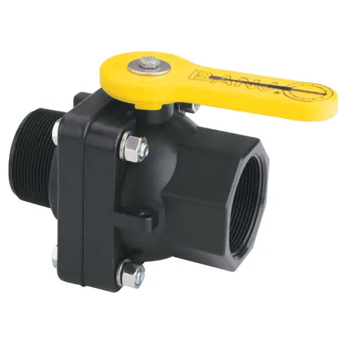 Banjo Stubby Valve 2 in. Full Port Ball Valve - 2 in. Male NPT x 2 in. Female NPT