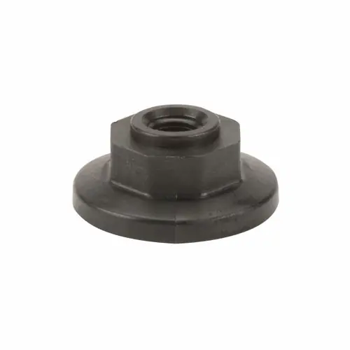 Banjo Solid Poly 1 in. Standard Port Flange Plug with 1/4 in. FPT w/Gauge Port