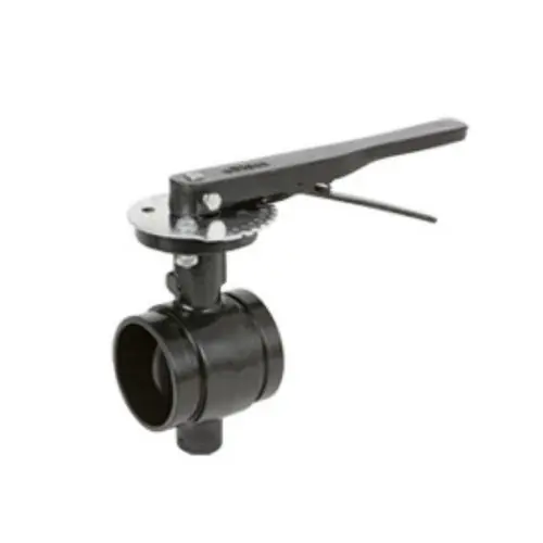 Smith Cooper 3 in. Lever Handle Butterfly Valve w/EPDM Seals & EPDM Coated Disc, Grooved End