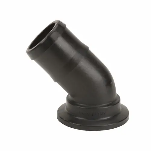 Banjo 2 in. Standard Flange x 2 in. Hose Barb w/ 45° Elbow