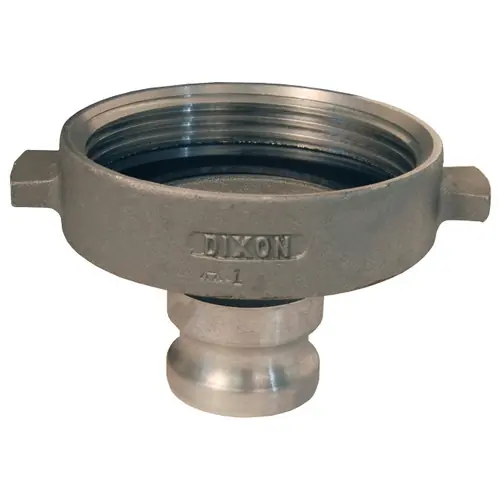 Dixon 2 in. Aluminum Cam & Groove Adapter x Railroad Tank Car Connection