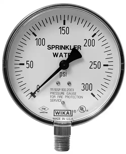 Dixon Powhatan Water Sprinkler System Gauge