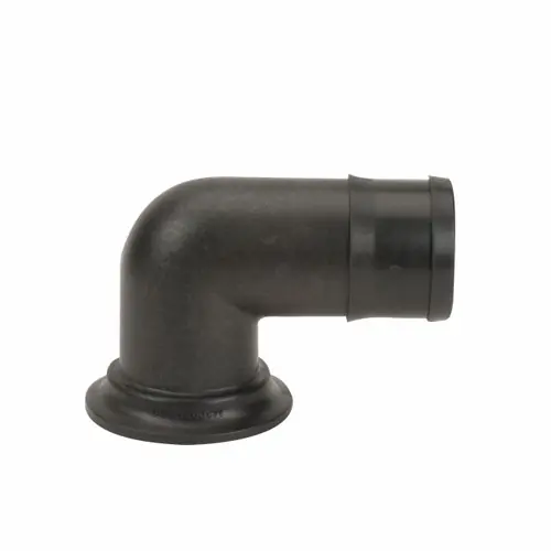 Banjo Poly 3 in. Standard Port Flange x 3 in. Hose Barb 90° Elbow