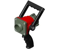 POK 1 1/2 in. NPSH Aluminum Ball Shut-Off Nozzle Bolted Style