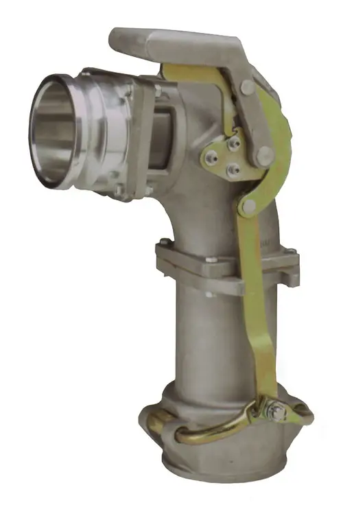Civacon SureLok Delivery Elbow w/ 4 in. Female Coupler - Tall