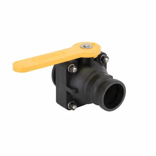Banjo Manifold 2 in. Full Port Stubby Valve - Flange x Male Adapter
