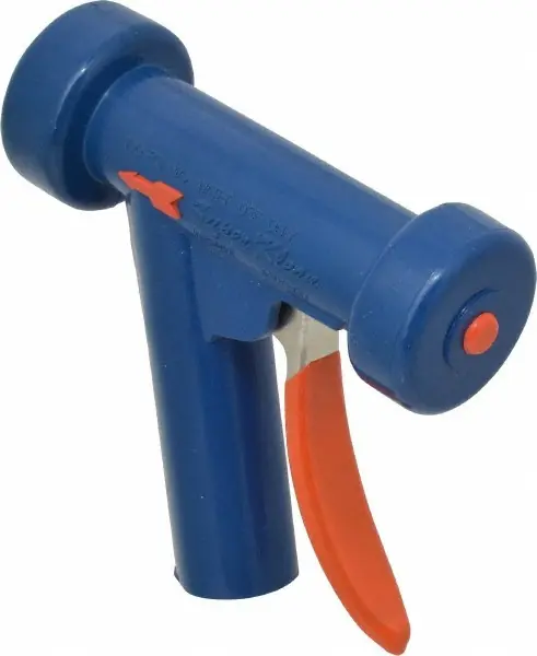 Superklean 150 Series Standard Spray Nozzle - Anodized Aluminum - Light Blue