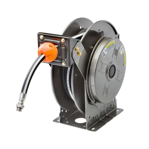 Hannay Reels DEF Series Spring Rewind Reel, Reel & Hose, 1 in. x 25 ft., DEF-825