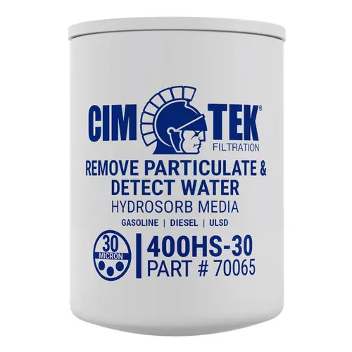 Cim-Tek 70065 400HS-30 30 Micron Water Detection Particulate Fuel Filter