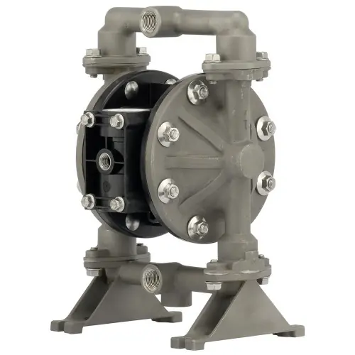 ARO Compact Series 1/2 in. NPTF Aluminum Air Diaphragm Pump w/ Nitrile Rubber Diaphragms & Balls, Aluminum Seats