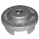 Vestil Drum Bung Socket - Bright Zinc Plated Cast Steel - 3/8 in. Drive