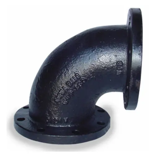 Smith Cooper 150# Ductile Iron 1 1/4 in. 90° Elbow Flanged Fittings - Fig. 38E 1