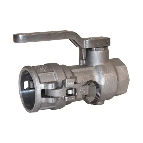 Dixon Aluminum Dry Disconnect 2 1/2 in. Coupler x 2 in. Female NPT - Nitrile Rubber Seal