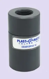 Plast-O-Matic Series CKD 1/4 in. Compact Poly Diaphragm Check Valves w/ FKM Seals