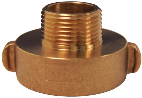 Dixon 2 1/2 in. NPT x 2 1/2 in. NH(NST) Brass Rocker Lug Hydrant Adapters