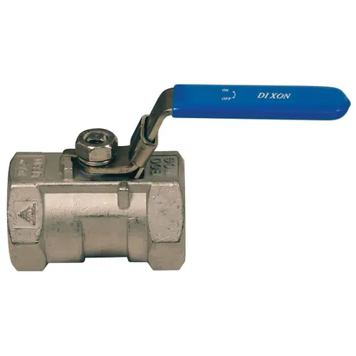Dixon 2 in. NPT Stainless Steel Ball Valve w/ Locking Handle - Reduced Port