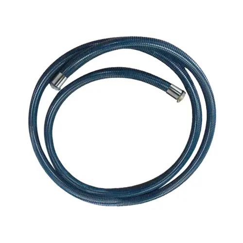 Kuriyama Tigerflex K Series 1 1/2 in. PVC Water Suction Hose w/ Male x Female Pin Lugs, 20 ft. - 70 PSI