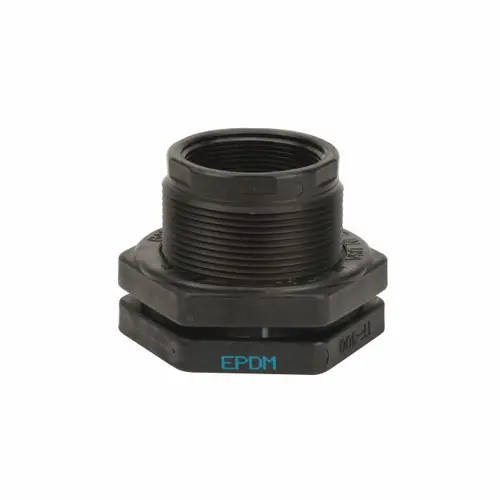 Banjo 3 in. Poly Bulkhead EPDM Tank Fitting